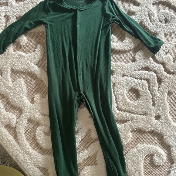 Kyte BABY Forest Green Kids Footie - Picture 1 of 2